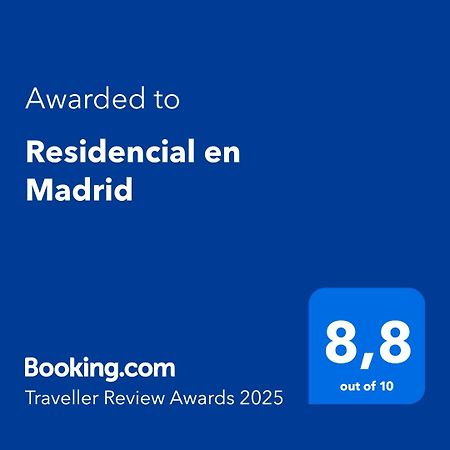 Residencial En Madrid Alquiler De Corta Estancia No Turistico Zewnętrze zdjęcie